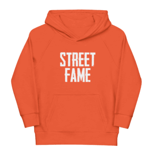 Street Fame Kids Hoodie Orange