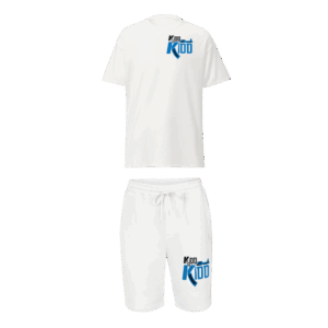 Kidd Kidd T-Shirt and Short Bundle - White Blue
